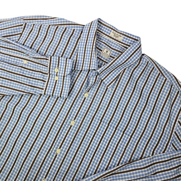 Peter Millar Other - Peter Millar Shirt Mens XXL Blue Check Designer American Preppy Casual Timeless